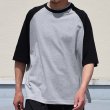 画像4: 「丹後」度詰天竺 (6オンス) 2トーンネック ハーフスリーブ BBアンダー Tシャツ【MADE IN JAPAN】『日本製』/ Upscape Audience (4)