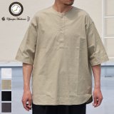 画像: コットンシーチング ワッシャー クルーネック スリーピング ハーフスリーブシャツ【MADE IN JAPAN】『日本製』/ Upscape Audience