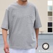 画像1: 「丹後」度詰天竺（6オンス）クルーネック グラスポケ付 ハーフスリーブ Tシャツ【MADE IN JAPAN】『日本製』/ Upscape Audience (1)