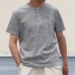 画像2: 【RE PRICE/価格改定】Riding High / LOOPWHEEL HENLEY S/S T-SHIRTS【MADE IN JAPAN】『日本製』  / Riding High (2)