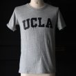 画像2: 【RE PRICE / 価格改定】UCLA "UCLA"日本製ボディクラックプリント半袖Tシャツ / Upscape Audience (2)