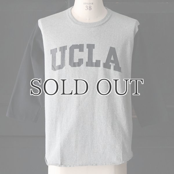 画像2: オールドプリント"UCLA"ヴィンテージセットインベースボールアンダーTEE / Audience (2)