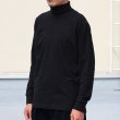 画像4: 「丹後」度詰天竺（6オンス）サイドスリット テーパード タートルネック 長袖Tシャツ【MADE IN JAPAN】『日本製』/ Upscape Audience (4)