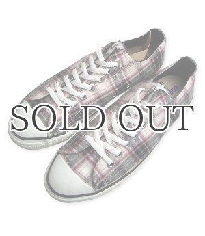 画像: デッドストック コンバース オールスター（WHT/GREY/BURG SHADOW PLAID）