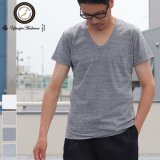 画像: 【RE PRICE/価格改定】ガラガラ紡 Uネック半袖Tシャツ【MADE IN JAPAN】『日本製』/ Upscape Audience