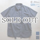 画像: Coolmax（クールマックス）綿麻比翼ボタンダウンカラー半袖シャツ / Audience