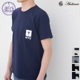 画像: 【RE PRICE / 価格改定】New York University "TORCH" 7.1oz米綿丸胴オールドプリントクルーネックポケットT / Audience