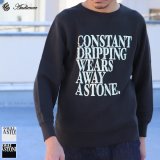 画像: 【RE PRICE/価格改定】オールドプリント"Constant Dripping Wears Away A Stone."ヴィンテージガゼットクルーネックスウェット / Audience