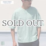 画像: 【RE PRICE/価格改定】吊り編み天竺ガゼットC/N スウェット ビッグ 5分袖TEE【MADE IN TOKYO】『東京製』  / Upscape Audience