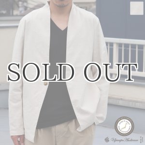 画像: 【RE PRICE/価格改定】綿麻キャンバス1Bカラーレス_jacket【MADE IN JAPAN】『日本製  / Upscape Audience