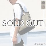 画像: デッドストックレインカモテント生地×Leather Travel Mini Tote Bag 【送料無料】 / Upscape Audience VASCO