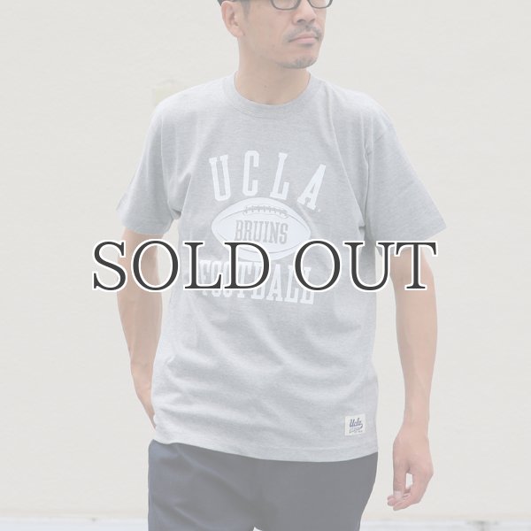 画像2: 6.2オンス丸胴BODY UCLA"FOOTBALLオールドプリント"TEE / Audience (2)