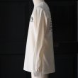 画像4: 【RE PRICE / 価格改定】360°SPORTS WEAR（スリーシックスティスポーツウェア）"TEXT" 6oz米綿丸胴L/S Tee/ Audience (4)