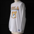 画像3: 【RE PRICE / 価格改定】UCLA"UCLA BERA" 6oz米綿丸胴L/S Tee/ Audience (3)