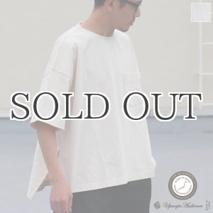 画像: VORTEX 8オンス（MVS天竺）サイドスリット ハーフスリーブ ボクシーTee【MADE IN JAPAN】『日本製』/ Upscape Audience