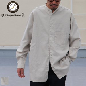 画像: 6オンス オックスフォード バンドカラー L/S ボクシーシャツ【MADE IN JAPAN】『日本製』/ Upscape Audience