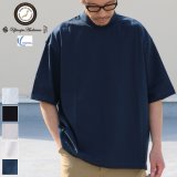 画像: VORTEX 8オンス（MVS天竺）モックネック バルーン ハーフスリーブ Tシャツ【MADE IN JAPAN】『日本製』/ Upscape Audience