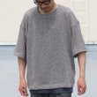 画像4: リネンMIX 引き揃え天竺 クルーネックハーフスリーブTシャツ【MADE IN JAPAN】『日本製』 / Upscape Audience (4)