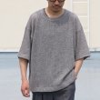 画像2: リネンMIX 引き揃え天竺 クルーネックハーフスリーブTシャツ【MADE IN JAPAN】『日本製』 / Upscape Audience (2)