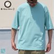 画像1: 17/1 空紡糸天竺（12オンス）ヘンリーネック ハーフスリーブ Tシャツ【MADE IN JAPAN】『日本製』/ Upscape Audience (1)