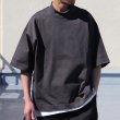 画像11: ヘビーウェイト プレーティング天竺（11オンス）モックネック ハーフスリーブ Tシャツ【MADE IN JAPAN】『日本製』/ Upscape Audience (11)