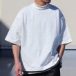 画像3: ヘビーウェイト プレーティング天竺（11オンス）モックネック ハーフスリーブ Tシャツ【MADE IN JAPAN】『日本製』/ Upscape Audience (3)