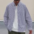 画像3: ワンウォッシュ ボタンダウン L/S テーパードシャツ【MADE IN JAPAN】『日本製』/ Upscape Audience (3)