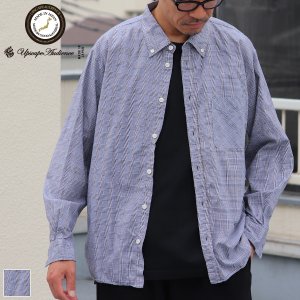 画像: ワンウォッシュ ボタンダウン L/S テーパードシャツ【MADE IN JAPAN】『日本製』/ Upscape Audience