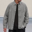 画像3: ワンウォッシュ ボタンダウン L/S テーパードシャツ【MADE IN JAPAN】『日本製』/ Upscape Audience (3)