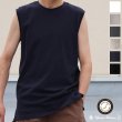 画像1: 「丹後」度詰天竺（6オンス）サイドスリット ノースリーブ Tシャツ【MADE IN JAPAN】『日本製』/ Upscape Audience (1)