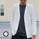 画像: PREMIERE LINEN(プレミアリネン)コットン天竺 Vネックカーディガン【MADE IN JAPAN】『日本製』 / Upscape Audience