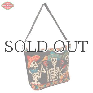 画像: Day of the dead cotton stencil purses / El Paso SADDLEBLANKET【ご予約商品・7月上旬〜中旬入荷予定】