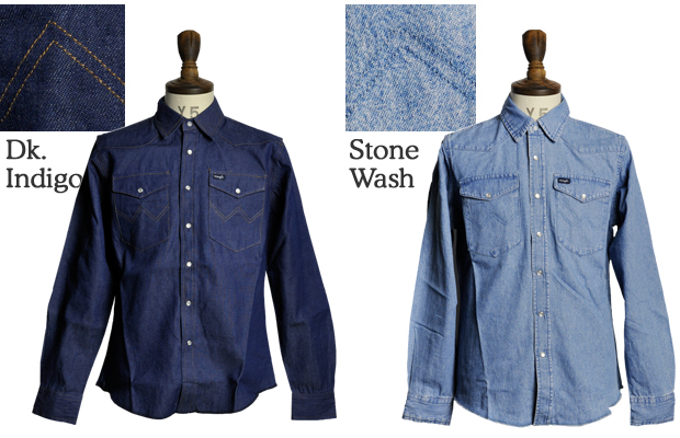 画像: "BOY'S DENIM WESTERN SHIRT"ボーイズサイズ長袖デニムウェスタンシャツ(BW1251B, BW1271B) / Wrangler