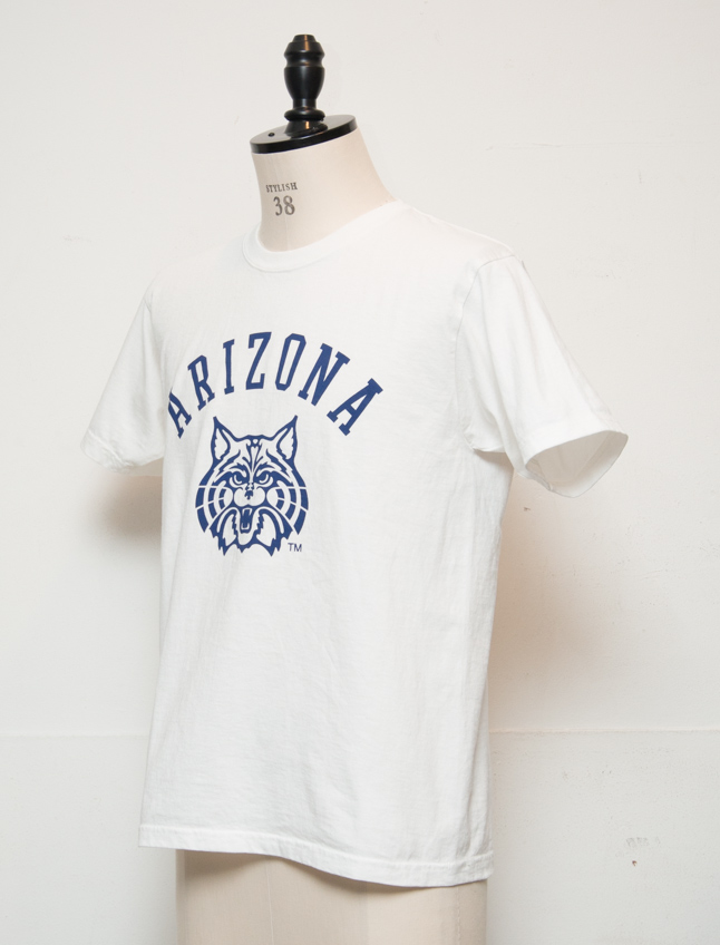 画像2: 【RE PRICE / 価格改定】ARIZONA"ARIZONA LOGO" C/N S/S 6.6oz オールドプリントT [Lady's] / Audience (2)