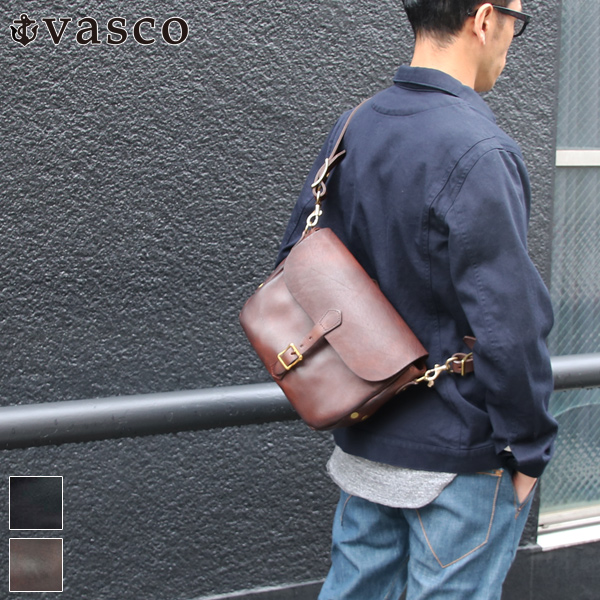 LEATHER POSTMAN SHOLDER BAG-Small（刻印無し）（VS-249L）【MADE IN