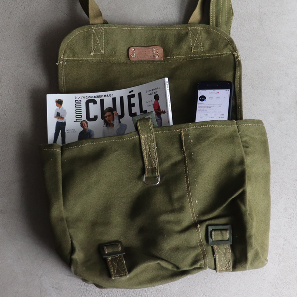 DEAD STOCK / Romanian Army Canvas Shoulder Bag（ルーマニア軍
