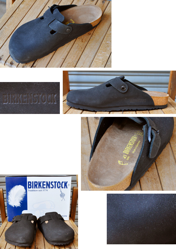 画像: BOSTON（ボストン）スリップオンサンダル Nubuck Leather - 260191 / BIRKENSTOCK