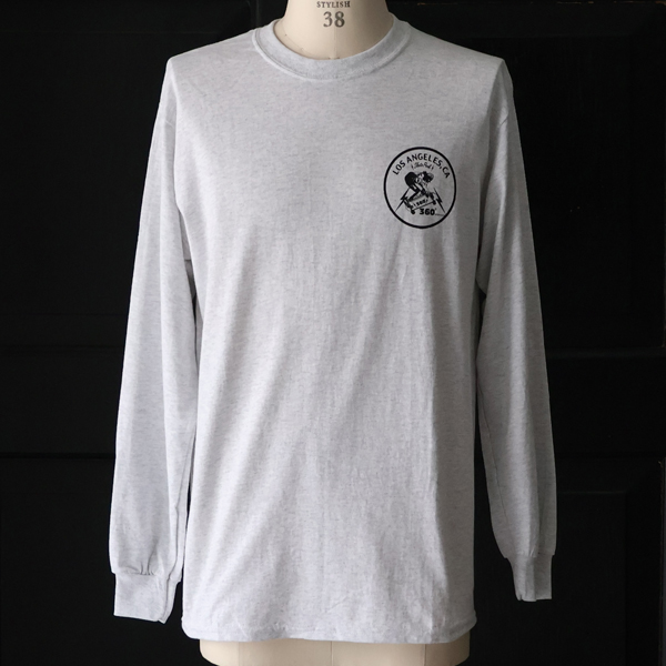 画像2: 【RE PRICE / 価格改定】360°SPORTS WEAR（スリーシックスティスポーツウェア）"LA" 6oz米綿丸胴L/S Tee/ Audience (2)