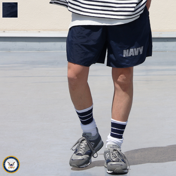 DEAD STOCK / U.S.Navy Physical Training Nylon Shorts（米海軍 ...