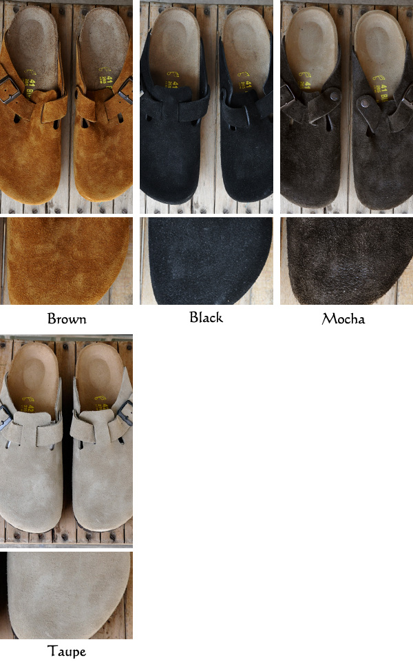 画像: BIRKENSTOCK（ビルケンシュトック）BOSTON（ボストン） Velours - 060461,060401,060491,060901